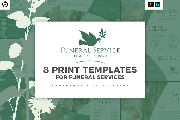 Funeral Service Templates Pack