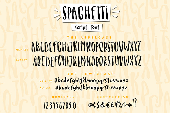 Spaghetti cute playful font & Extras in Cute Fonts - product preview 14