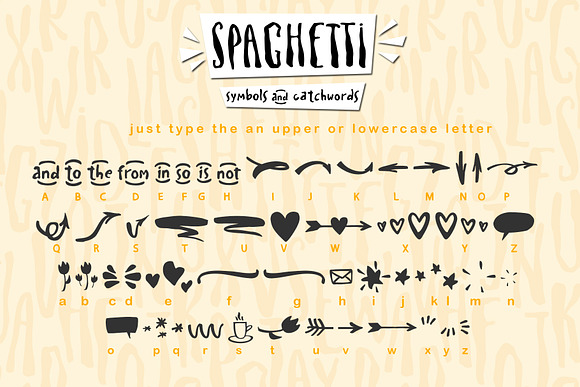 Spaghetti cute playful font & Extras in Cute Fonts - product preview 16
