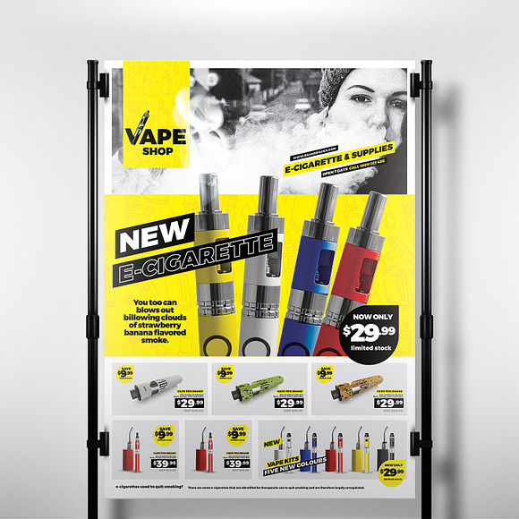 Vape Shop Templates Pack in Flyer Templates - product preview 1