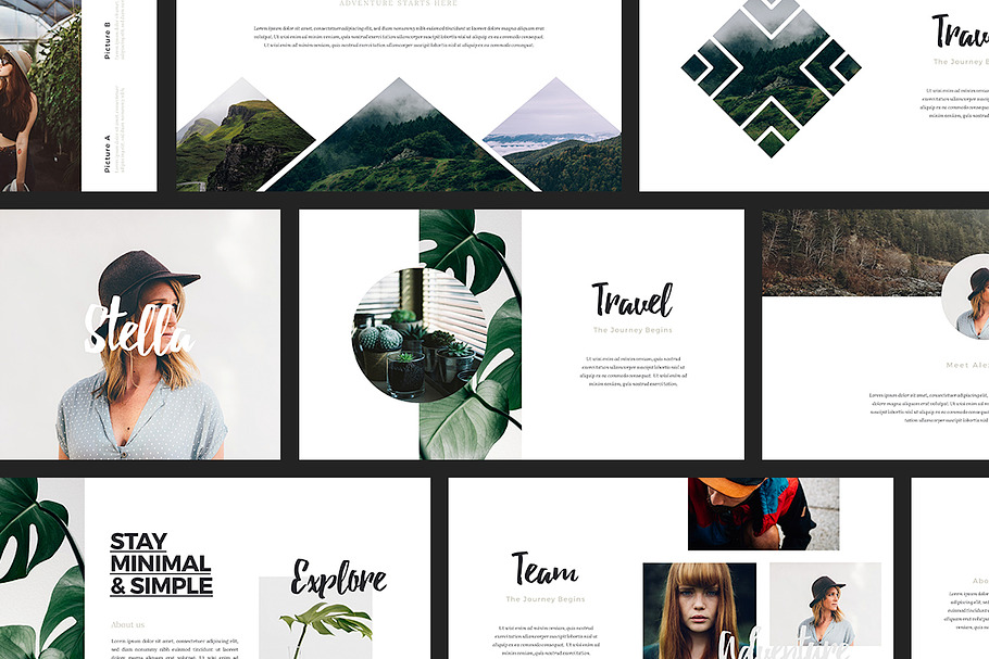 Lookbook Powerpoint Big Bundle in PowerPoint Templates - product preview 8