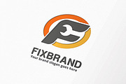 Fix Brand Letter F Logo