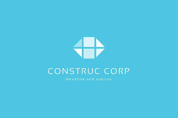Construct corp logo. in Logo Templates - product preview 2
