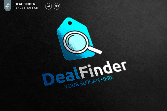 Deal Finder Logo in Logo Templates - product preview 1