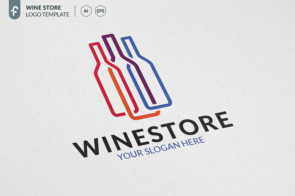 Wine Store Logo in Logo Templates - product preview 8