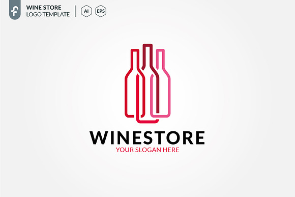 Wine Store Logo in Logo Templates - product preview 1