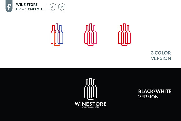Wine Store Logo in Logo Templates - product preview 4