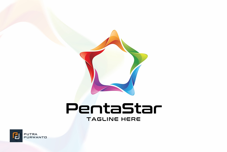 Penta Star - Logo Template in Logo Templates - product preview 8
