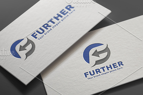 Further Arrow Letter F Logo in Logo Templates - product preview 1