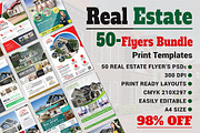Real Estate Flyers Bundle Templates