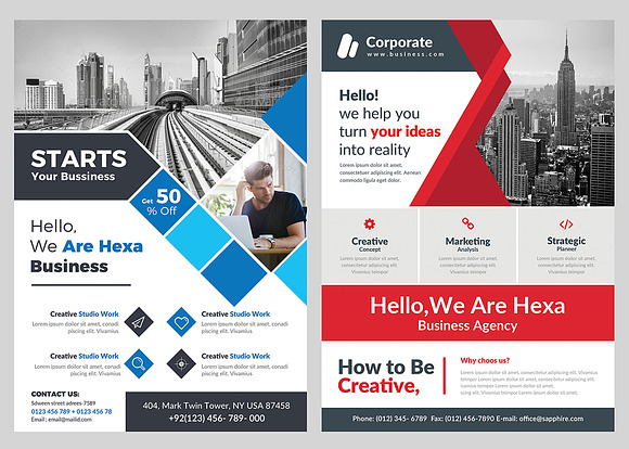 Real Estate Flyers Bundle Templates in Flyer Templates - product preview 7