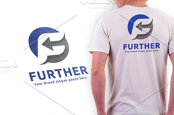 Further Arrow Letter F Logo in Logo Templates - product preview 2
