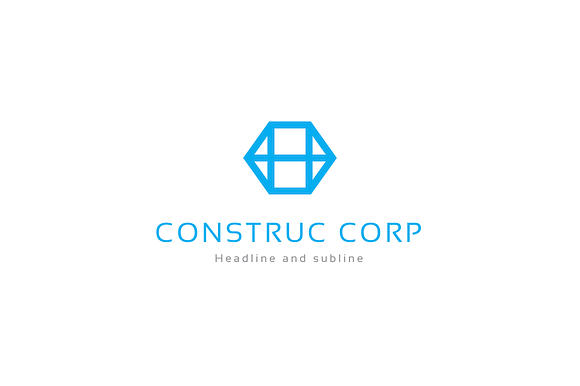 Construct corp logo. in Logo Templates - product preview 1