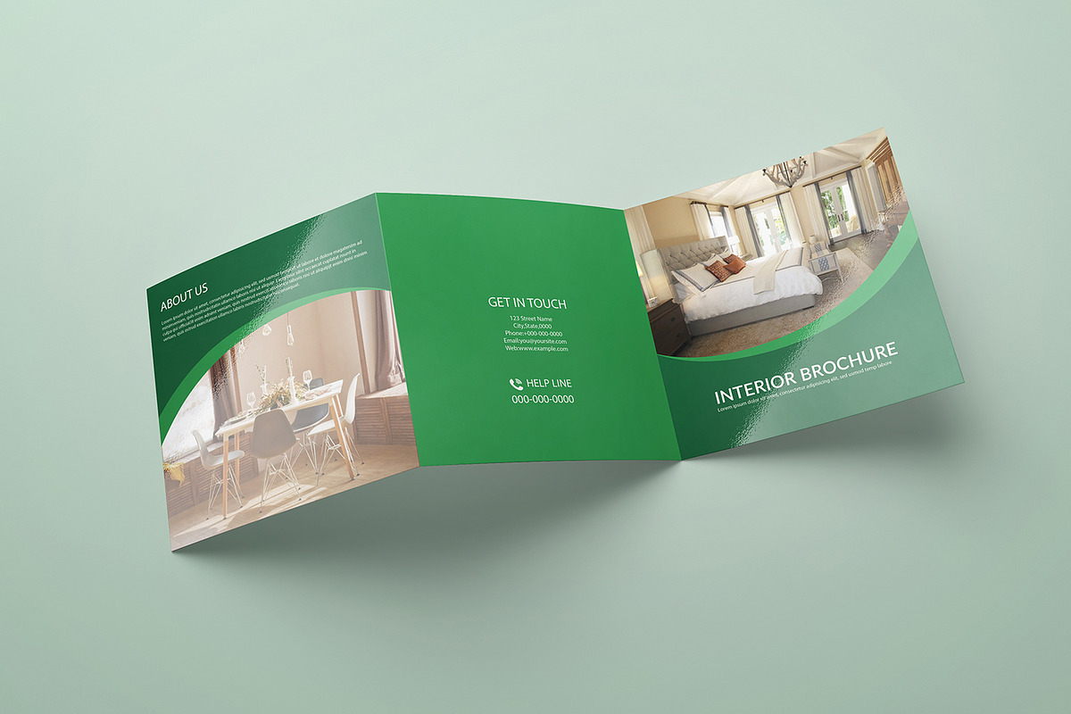 Square Interior Brochure - V826 in Brochure Templates - product preview 8