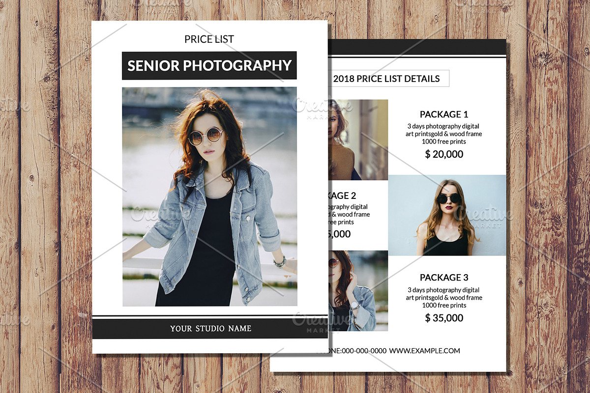 Senior Photography Price List-V875 in Flyer Templates - product preview 8