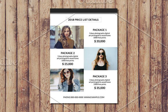 Senior Photography Price List-V875 in Flyer Templates - product preview 3