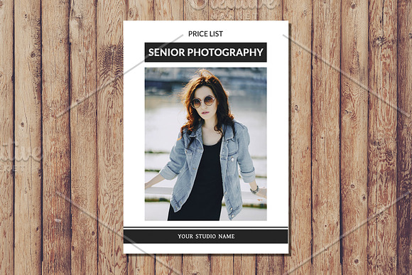 Senior Photography Price List-V875 in Flyer Templates - product preview 4