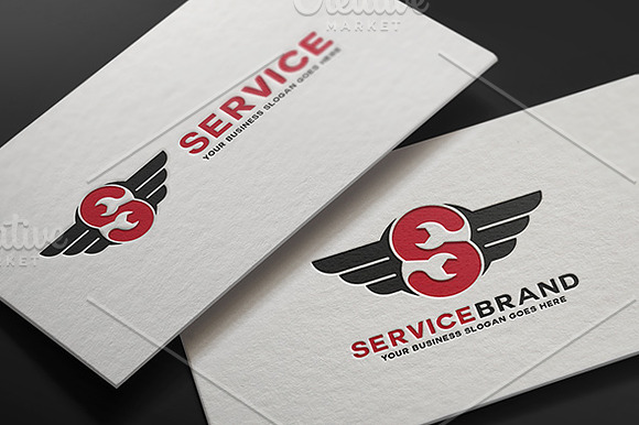 Wing Service Letter S Logo in Logo Templates - product preview 1