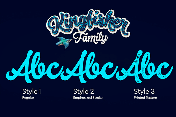 Kingfisher SALE -30% off in Script Fonts - product preview 6