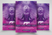 Yoga Gym PSD Flyer Templates