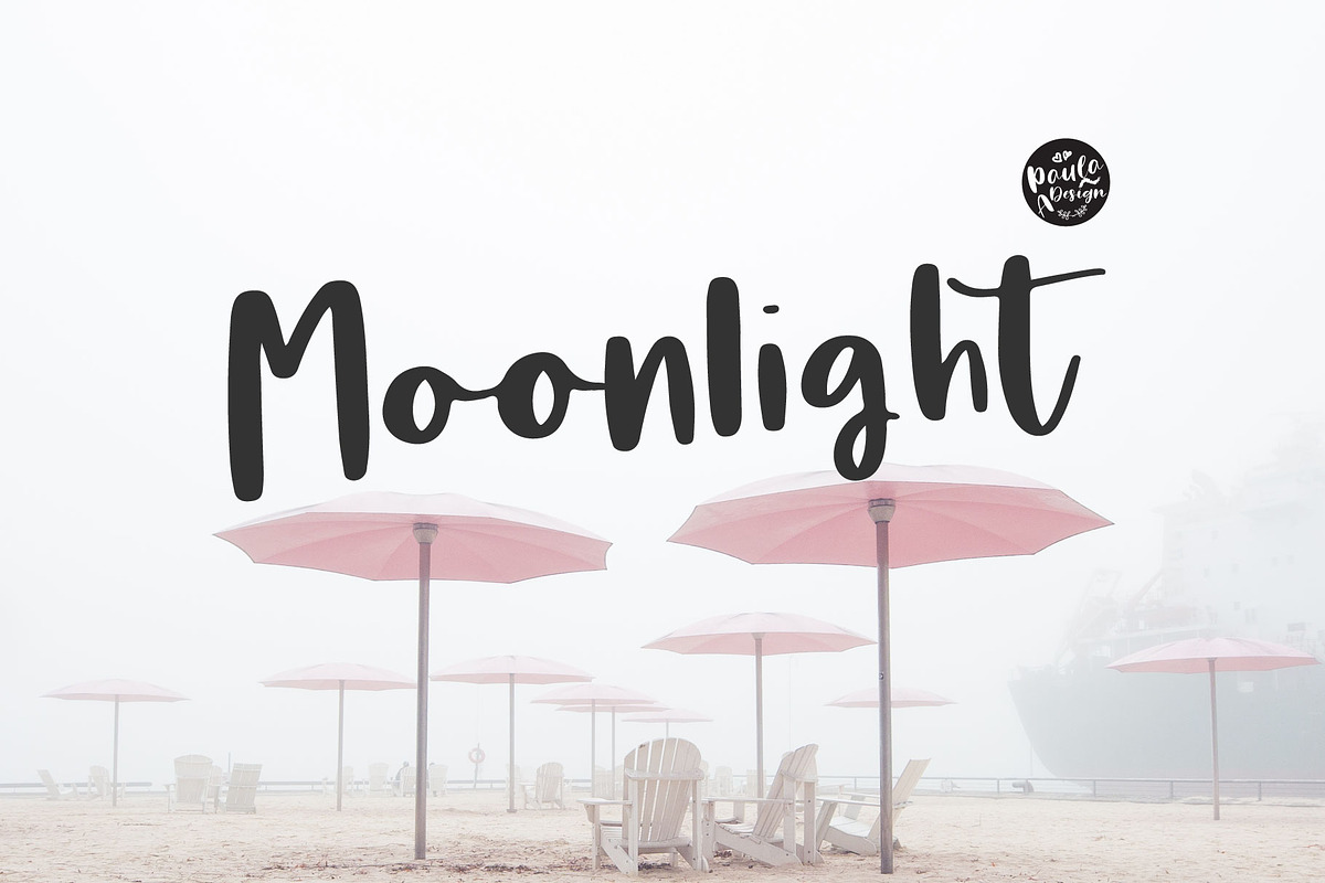 Moonlight | Script Font Duo in Script Fonts - product preview 8