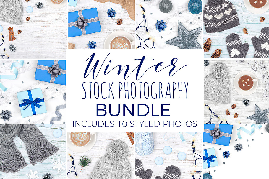 Winter Stock Photography Bundle in Product Mockups - product preview 8