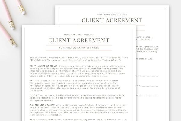 Photography Client Contract