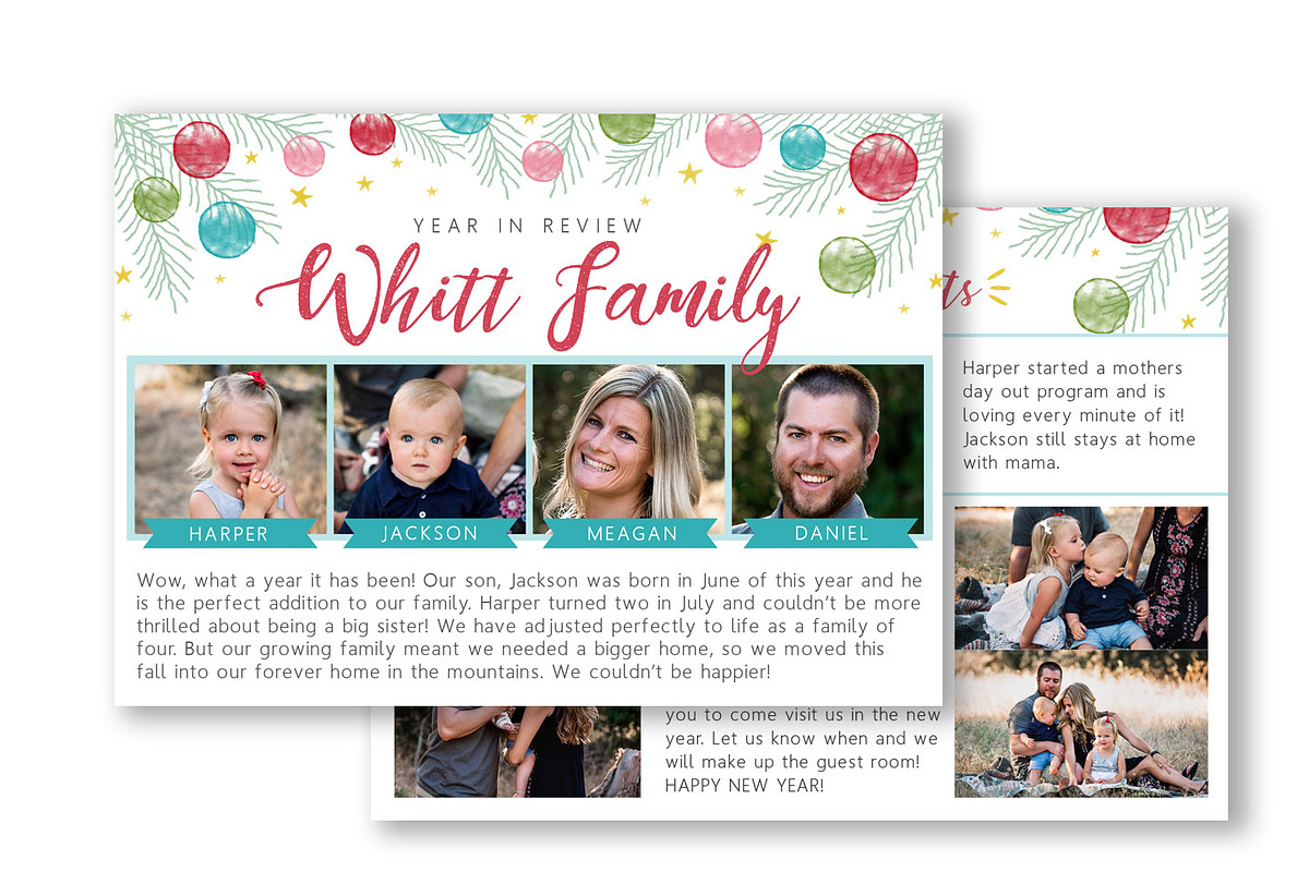 Photography Year in Review Card in Card Templates - product preview 8