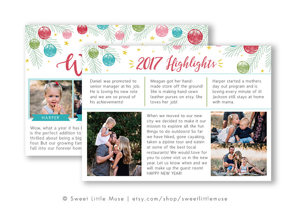 Photography Year in Review Card in Card Templates - product preview 1