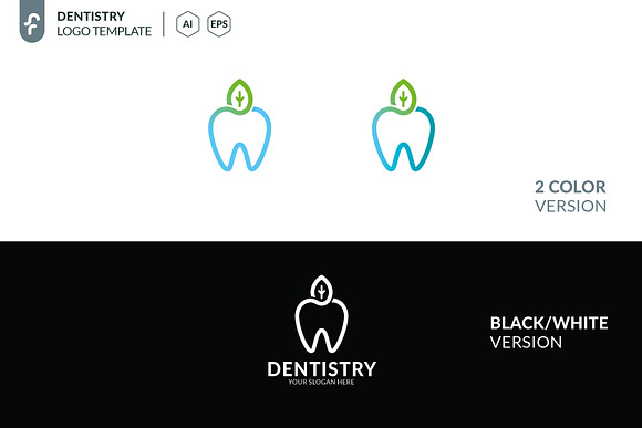 Dentistry Logo in Logo Templates - product preview 4
