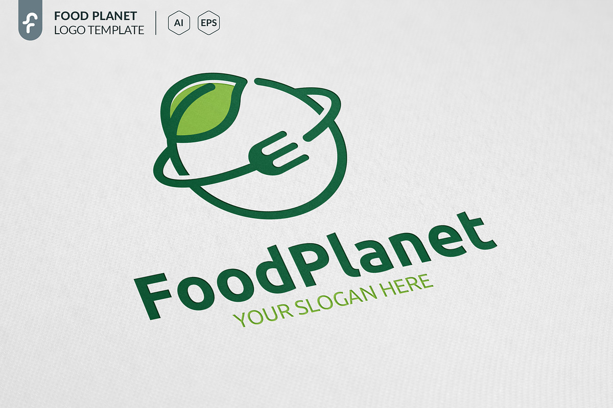 Food Planet Logo in Logo Templates - product preview 8