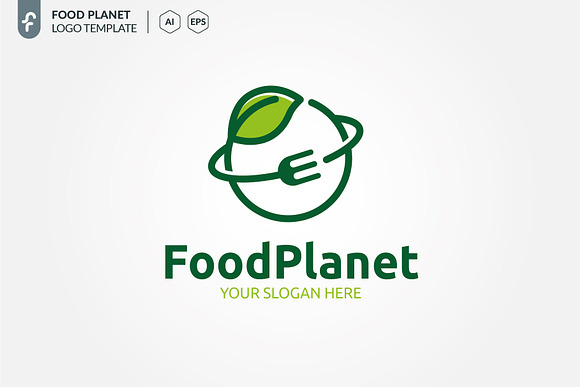Food Planet Logo in Logo Templates - product preview 2