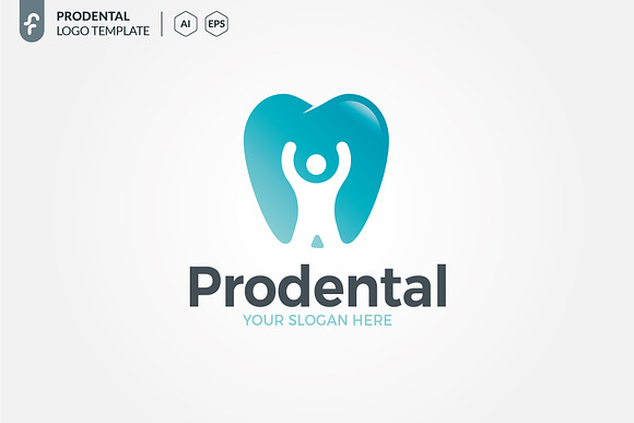 Prodental Logo in Logo Templates - product preview 2