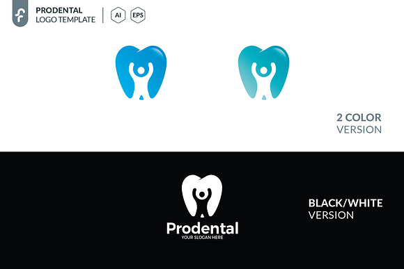 Prodental Logo in Logo Templates - product preview 4