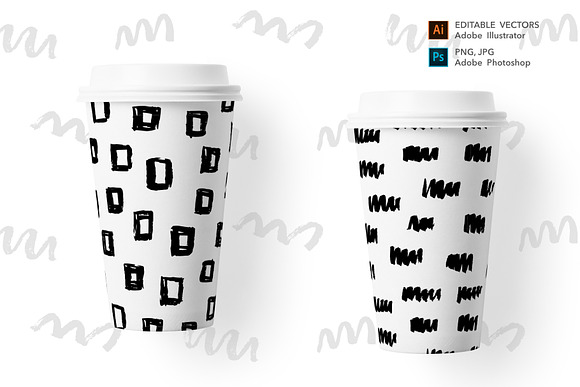 Brush Dots & Strokes Patterns in Patterns - product preview 6