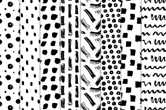 Brush Dots & Strokes Patterns in Patterns - product preview 12
