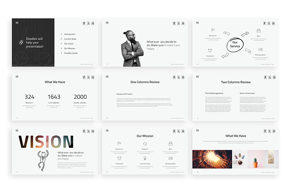 Doodles - Powerpoint Template in PowerPoint Templates - product preview 2