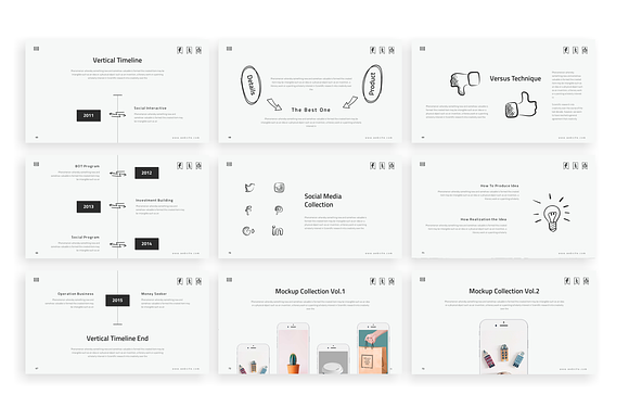 Doodles - Powerpoint Template in PowerPoint Templates - product preview 9