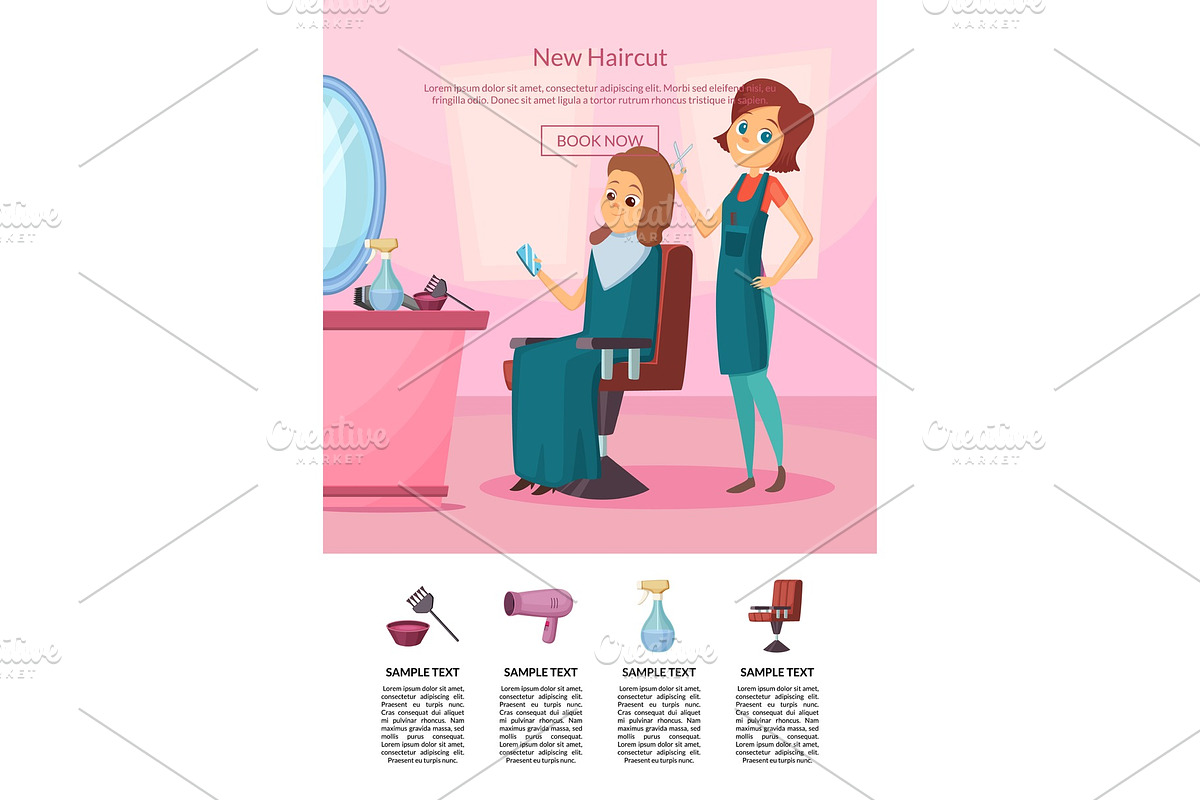 Vector landing page illustration in Graphics - product preview 8