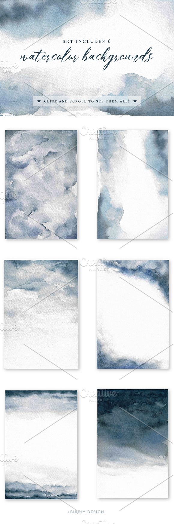 Winter Watercolor Set in Illustrations - product preview 5