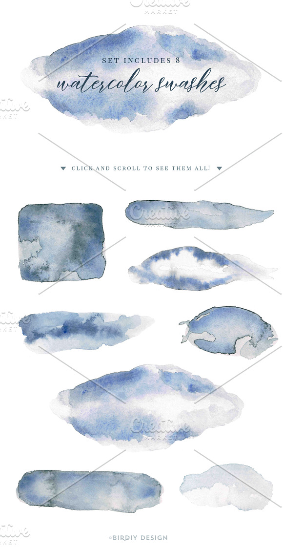 Winter Watercolor Set in Illustrations - product preview 6