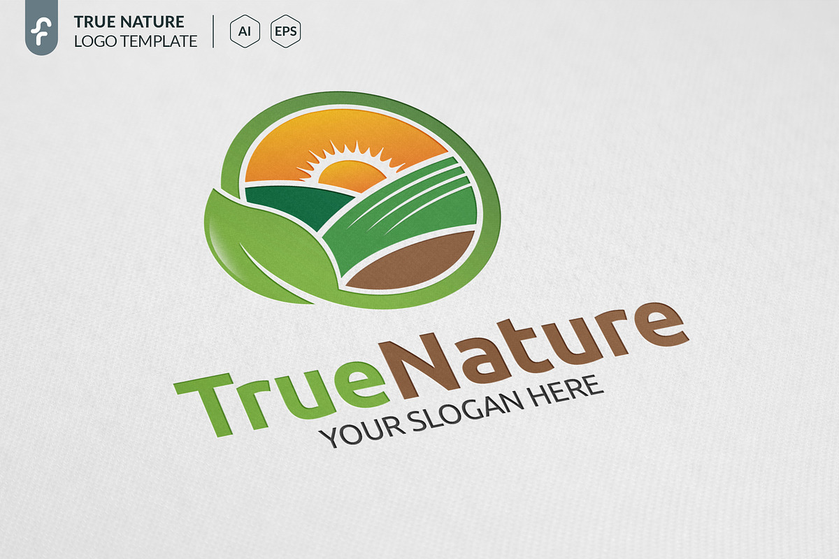 True Nature Logo in Logo Templates - product preview 8