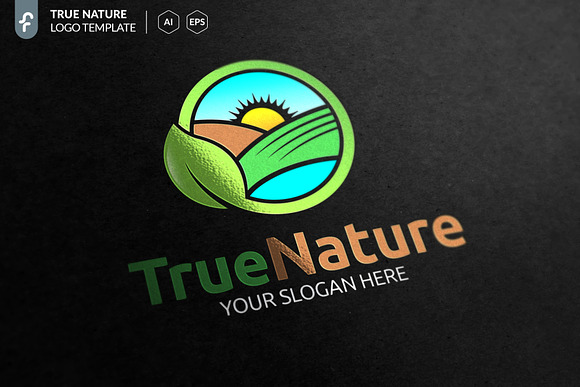 True Nature Logo in Logo Templates - product preview 1