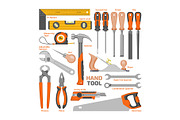 Hand tool vector construction
