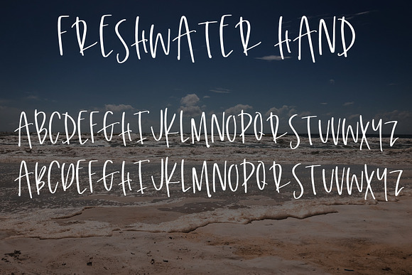 Freshwater in Display Fonts - product preview 4