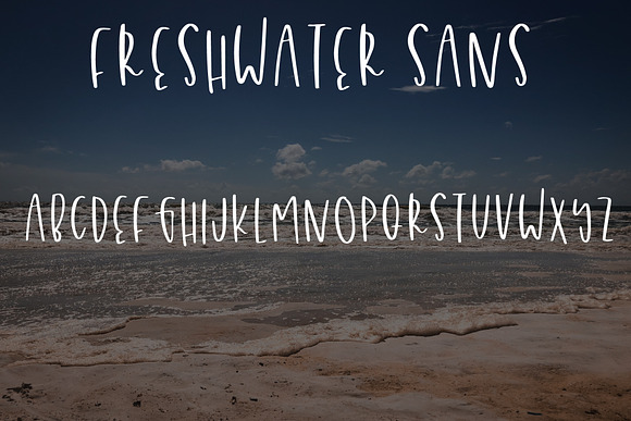 Freshwater in Display Fonts - product preview 5