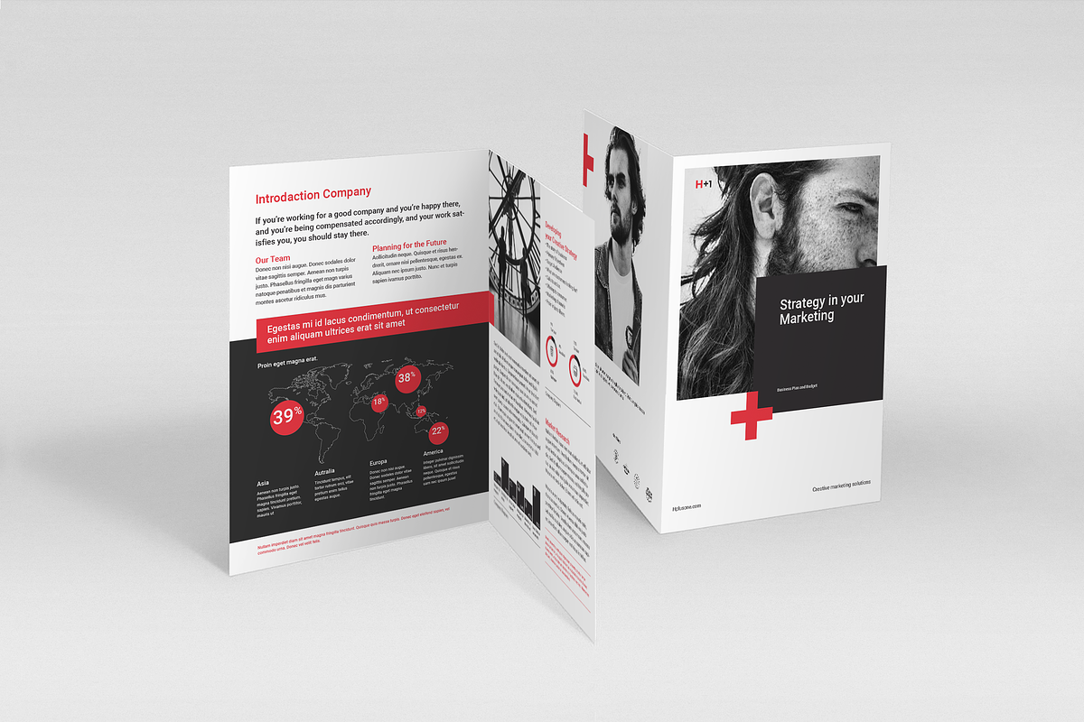 Business Bifold Brochure  in Brochure Templates - product preview 8