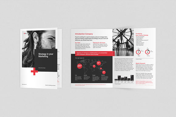 Business Bifold Brochure  in Brochure Templates - product preview 2