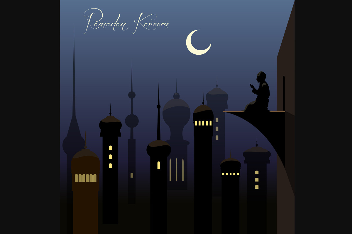 Beautiful ramadan kareem background in Illustrations - product preview 8