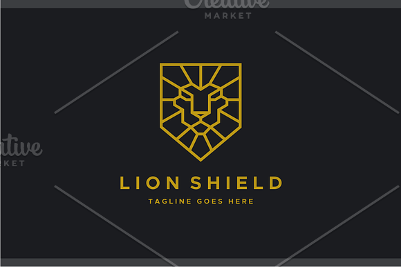 Lion Shield Logo in Logo Templates - product preview 1